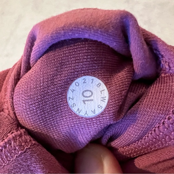 #250 Lululemon Align Pant *Full Length 28" Misty Merlot Sz 10 - Picture 5 of 10